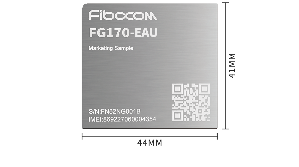 Fibocom 5G Sub-6 Modul FG170-EAU 5G/4G/3G LGA-pakke til Europa Australien Asien