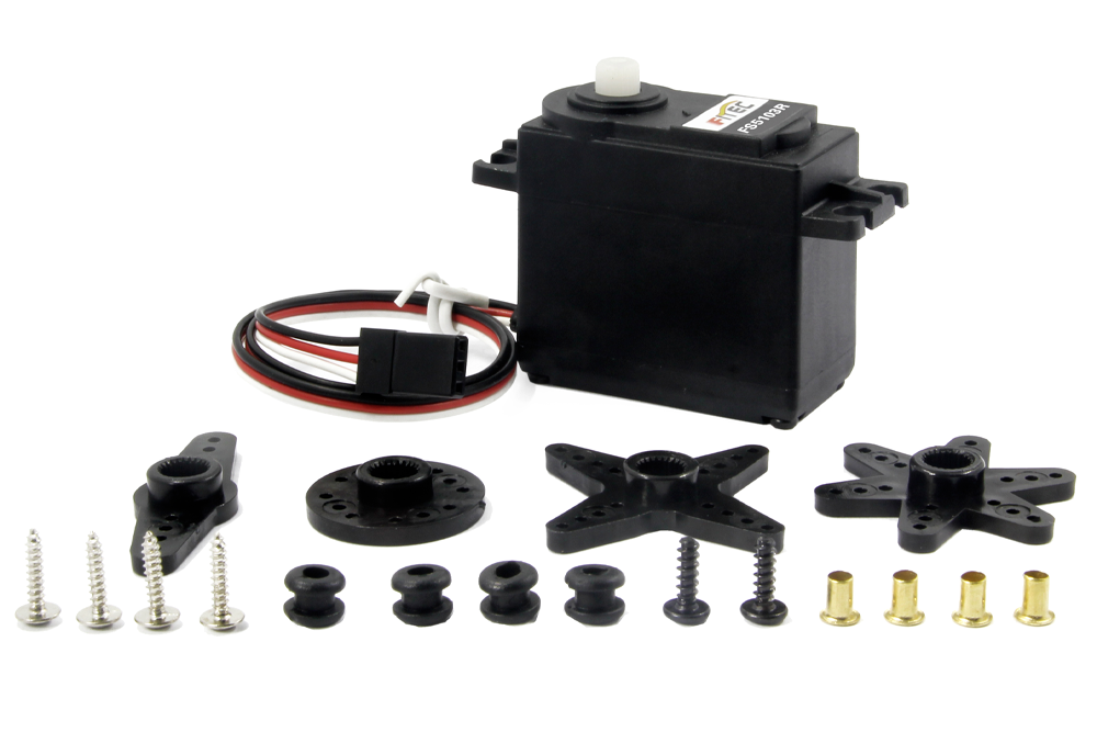 Feetech FS5103R, 6V, 3kg.cm analog servo med kontinuerlig rotation
