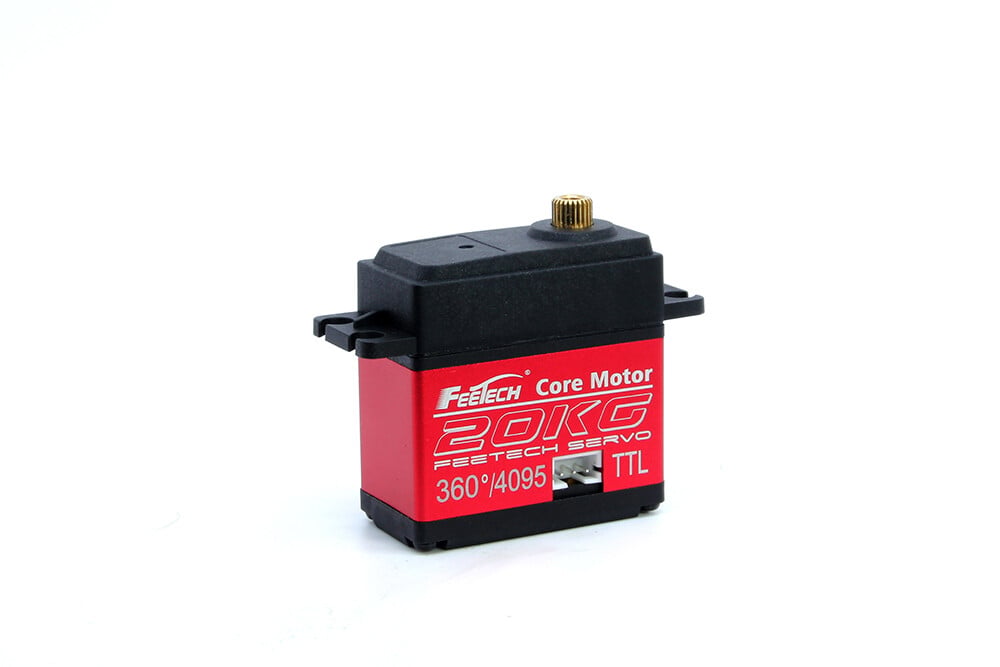 Feetech 7,4V 20 kg enkeltaksel Konstant kraft Seriebus Servomotor