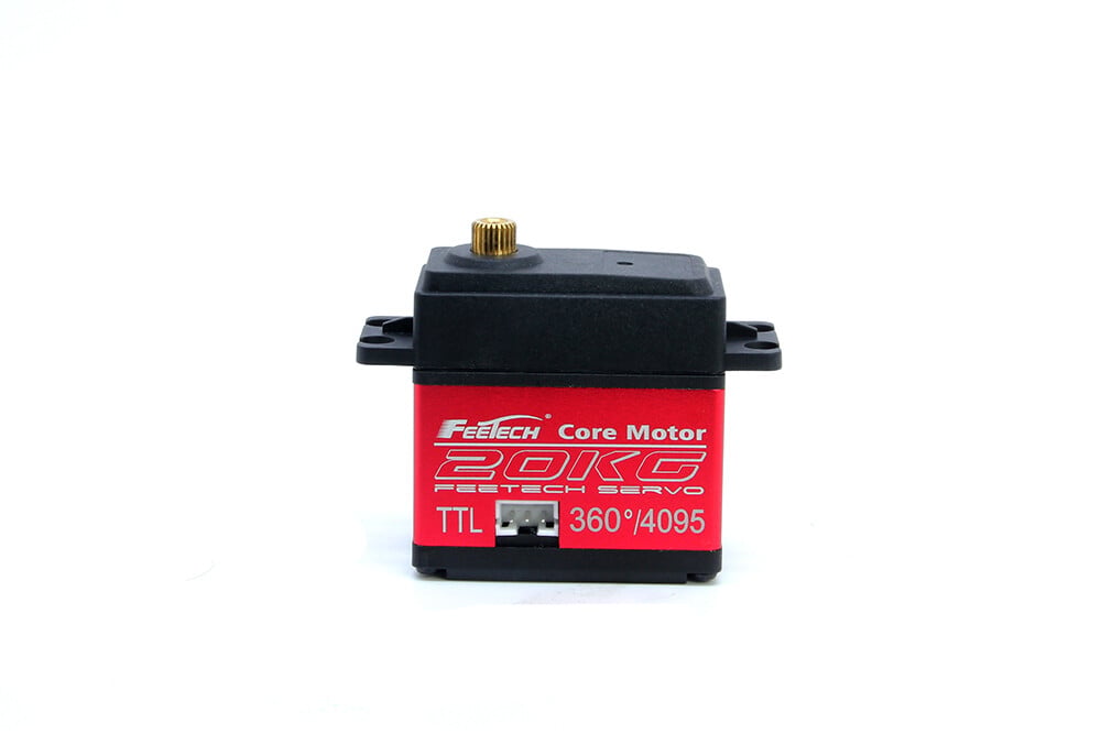 Feetech 7,4V 20 kg enkeltaksel Konstant kraft Seriebus Servomotor