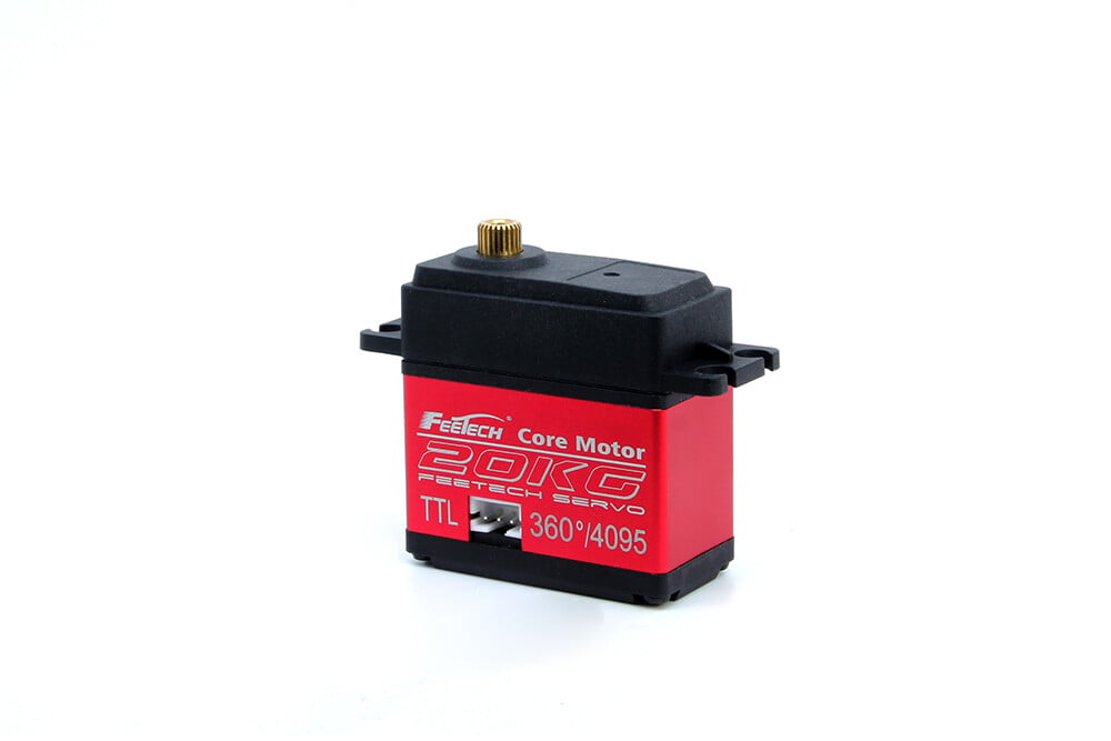 Feetech 7,4V 20 kg enkeltaksel Konstant kraft Seriebus Servomotor