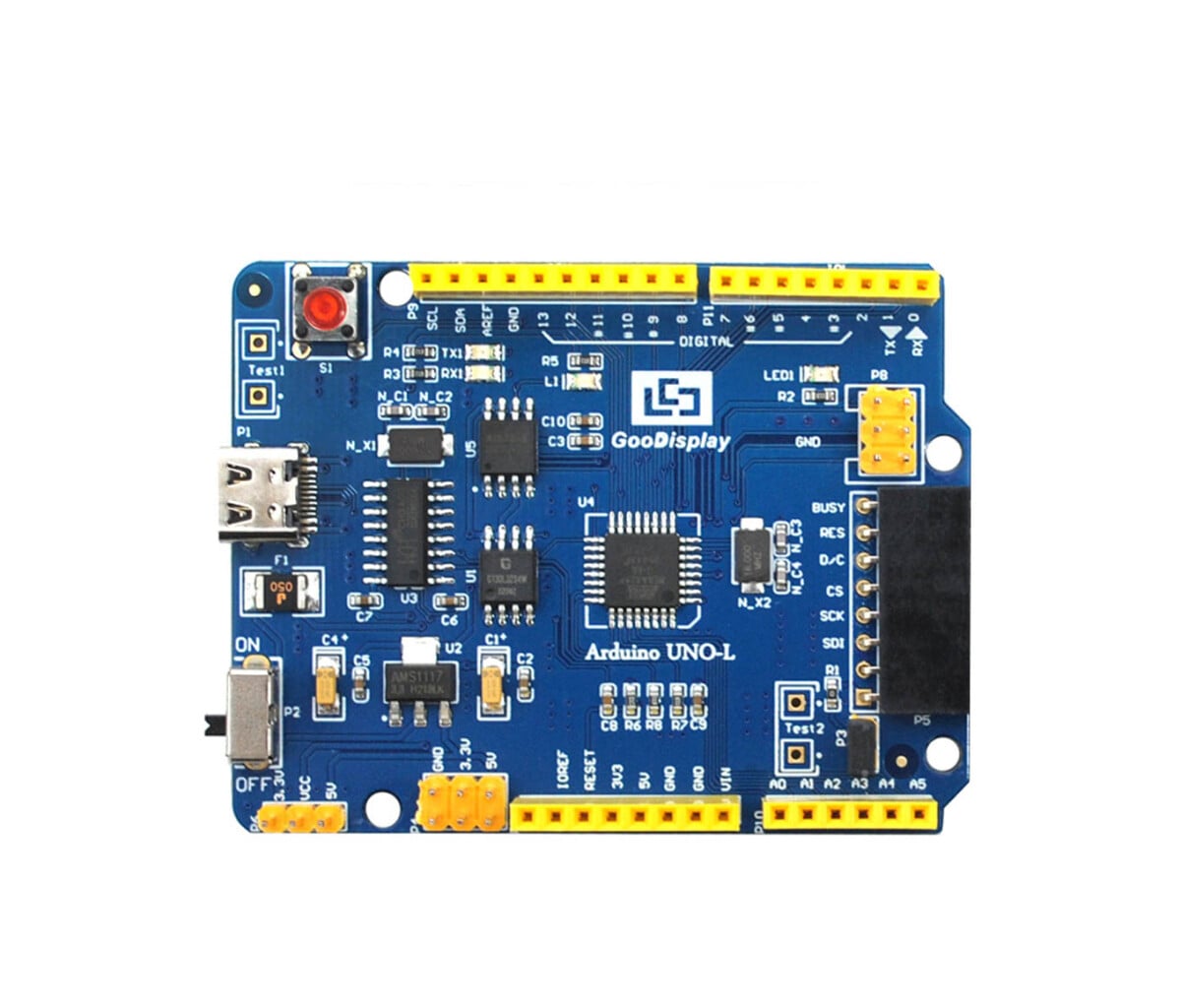GooDisplay Arduino UNO-L Udviklingskort Kompatibelt med Arduino UNO
