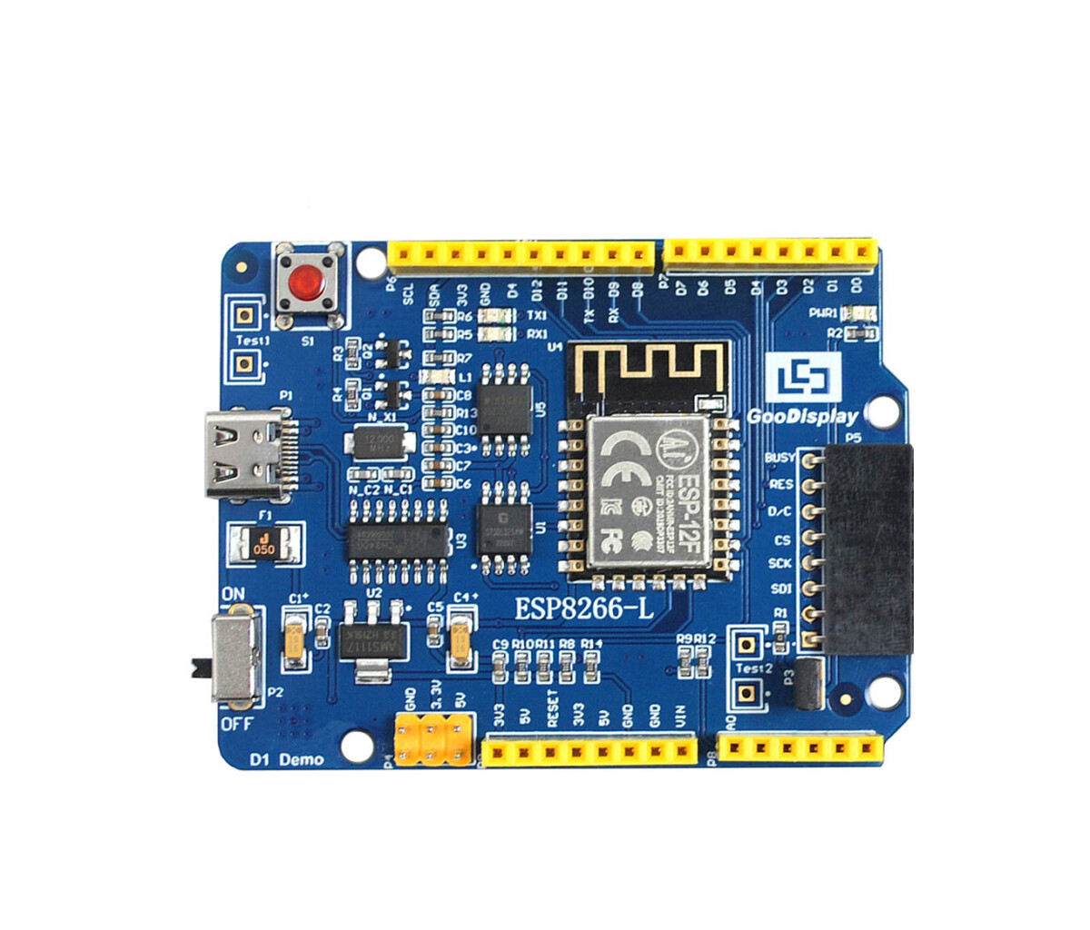 GooDisplay ESP8266 Udviklingskort til E-Paper Display
