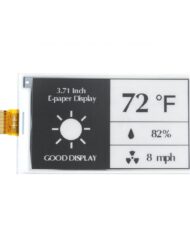 GooDisplay, 3,7 Zoll E-Paper E-ink display, 416x240, GDEY037T03