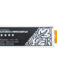 GooDisplay, 5,79 Zoll E-Ink Display, 792x272 SPI Monochrom EPD, GDEY0579T93