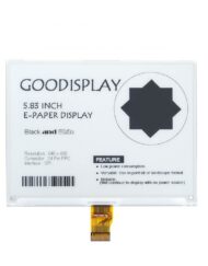 GooDisplay 5,83 Zoll E-Paper Display Modul GDEY0583T81 Hurtig opdateringsdisplay