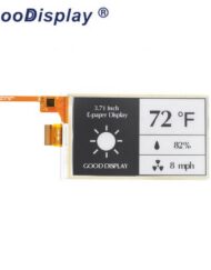 GoodDisplay E-Ink-touchskærm til 3,7-tommers E-Paper display med høj transparens GDEY037T03-T02