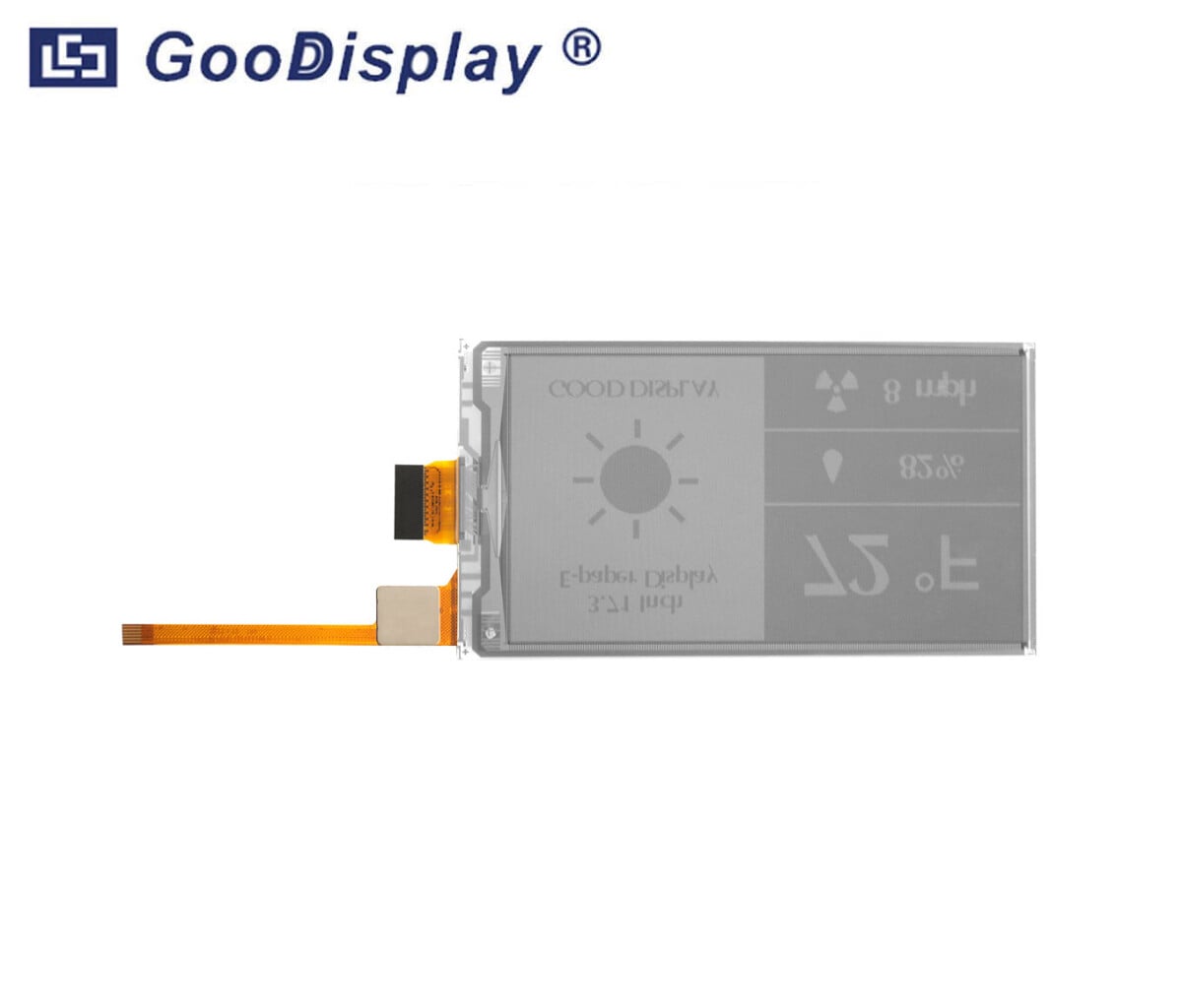 GoodDisplay E-Ink-touchskærm til 3,7-tommers E-Paper display med høj transparens GDEY037T03-T02