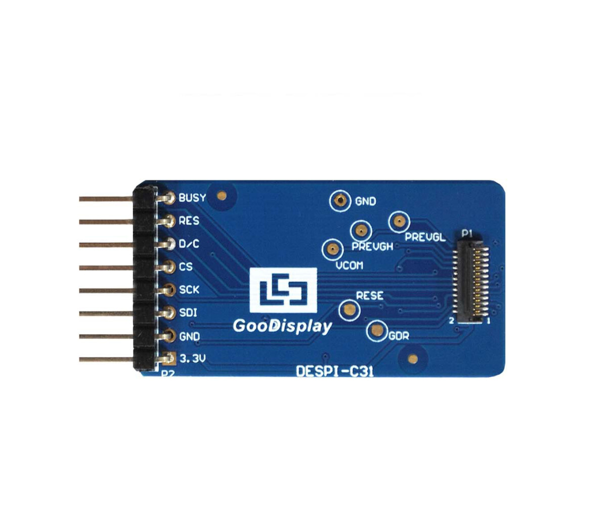 GooDisplay 3,1 Zoll E-Paper HAT Adapter Board DESPI-C31