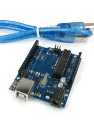 ATmega328P-kort, ATmega16U2 kompatibelt med Arduino Uno R3, USB-kabel