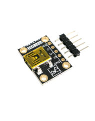 USB Mini-B Connector Breakout Board, Mini USB til DIP 5 Pin Adapter Board