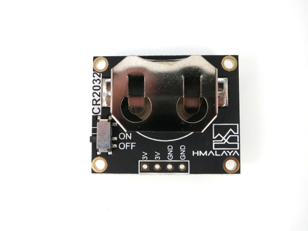 HIMALAYA 20mm Coin Cell Breakout Board med On-Off Schalter CR2032