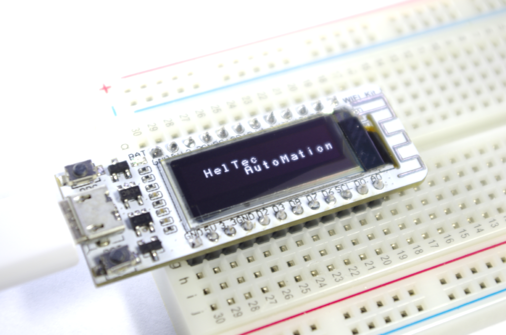 Heltec Wifi Kit 8 med ESP8266 MCU, 0.91 Zoll OLED, Micro USB
