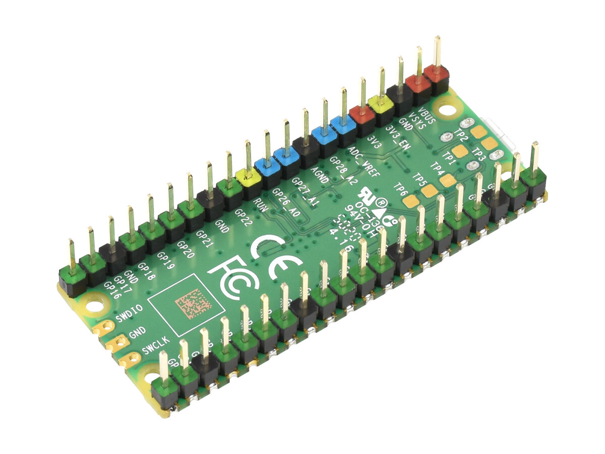Raspberry Pi Pico uden loddet