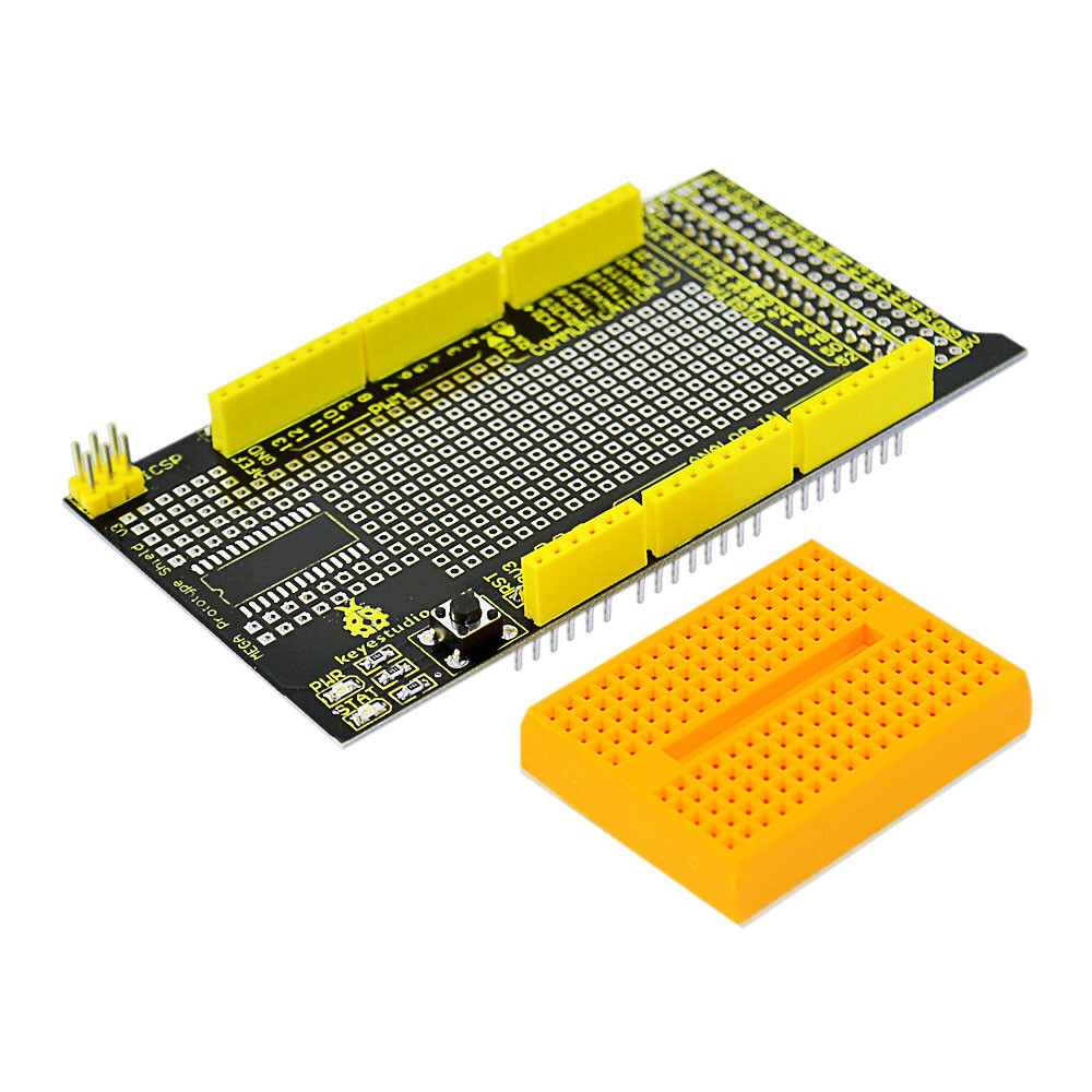 Keyestudio MEGA Protoshield Prototypemodul V3 til Arduino med Breadboard