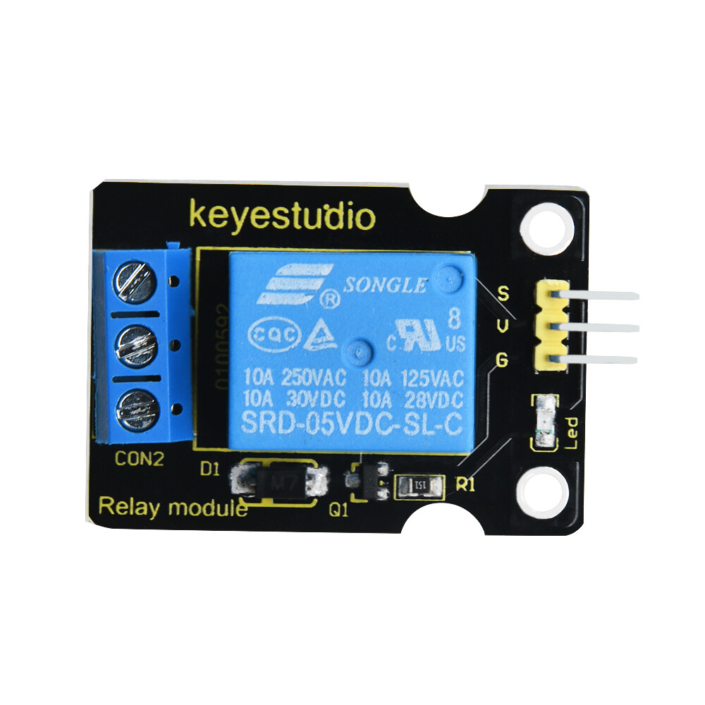 Keyestudio Single 5V Digital Relæ Modul kompatibelt med Arduino UNO MEGA