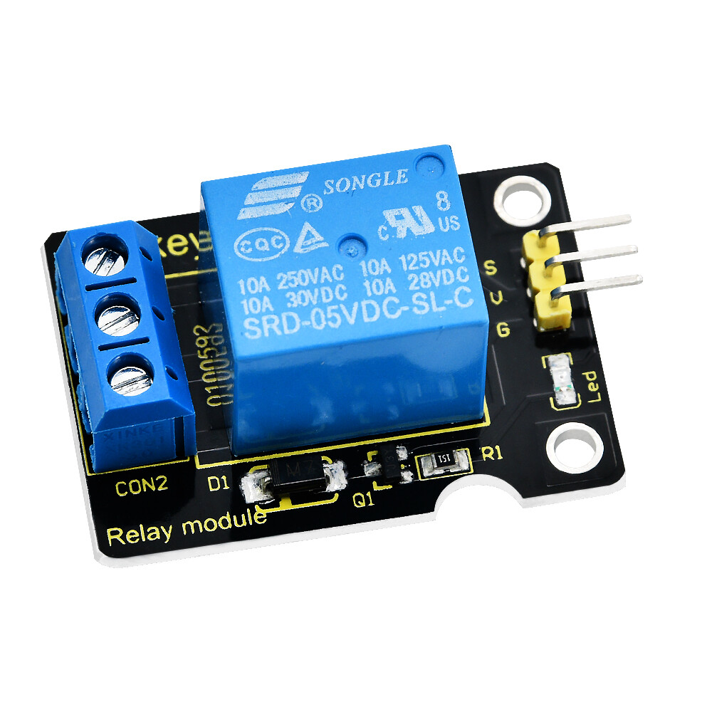 Keyestudio Single 5V Digital Relæ Modul kompatibelt med Arduino UNO MEGA