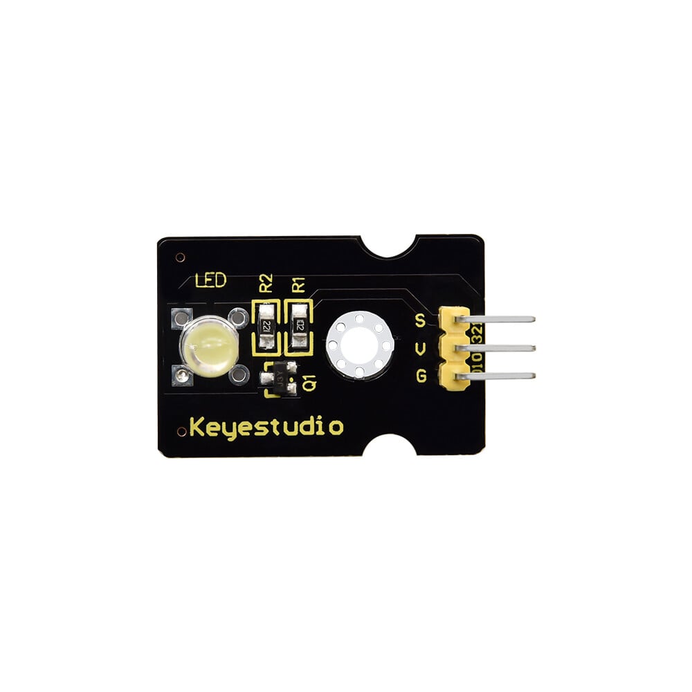 Keyestudio Super-Bright White LED-modul kompatibelt med Arduino