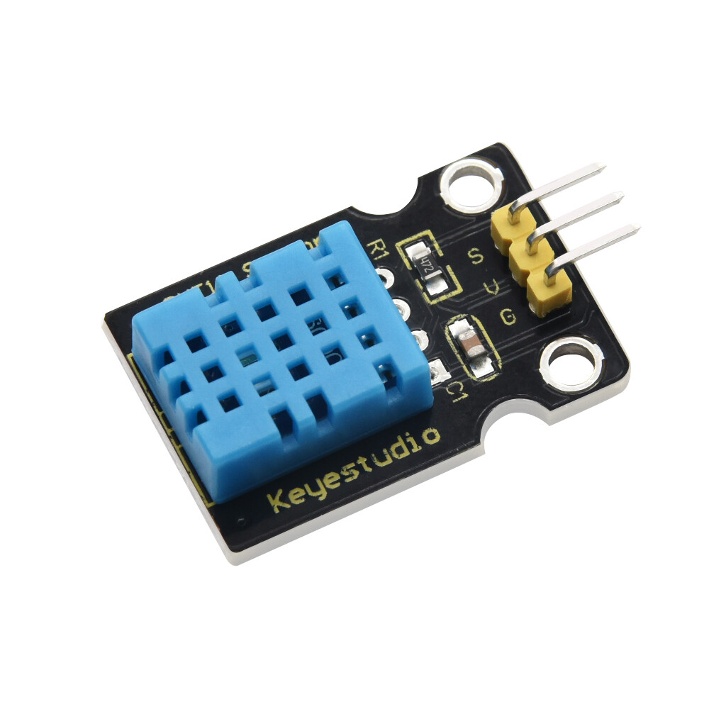 Keyestudio DHT11 Temperatur Fugtighedssensor Detektionsmodul Kompatibel med Arduino