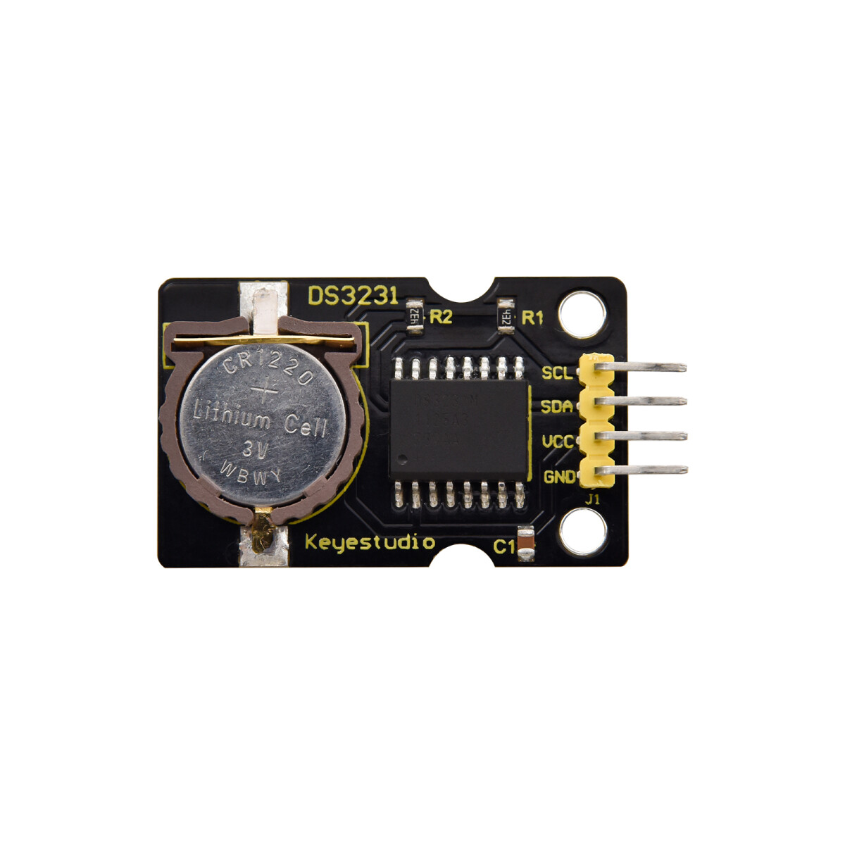 Keyestudio DS3231 RTC-modul Kompatibelt med Arduino I2C-interface Høj præcision, realtidsur