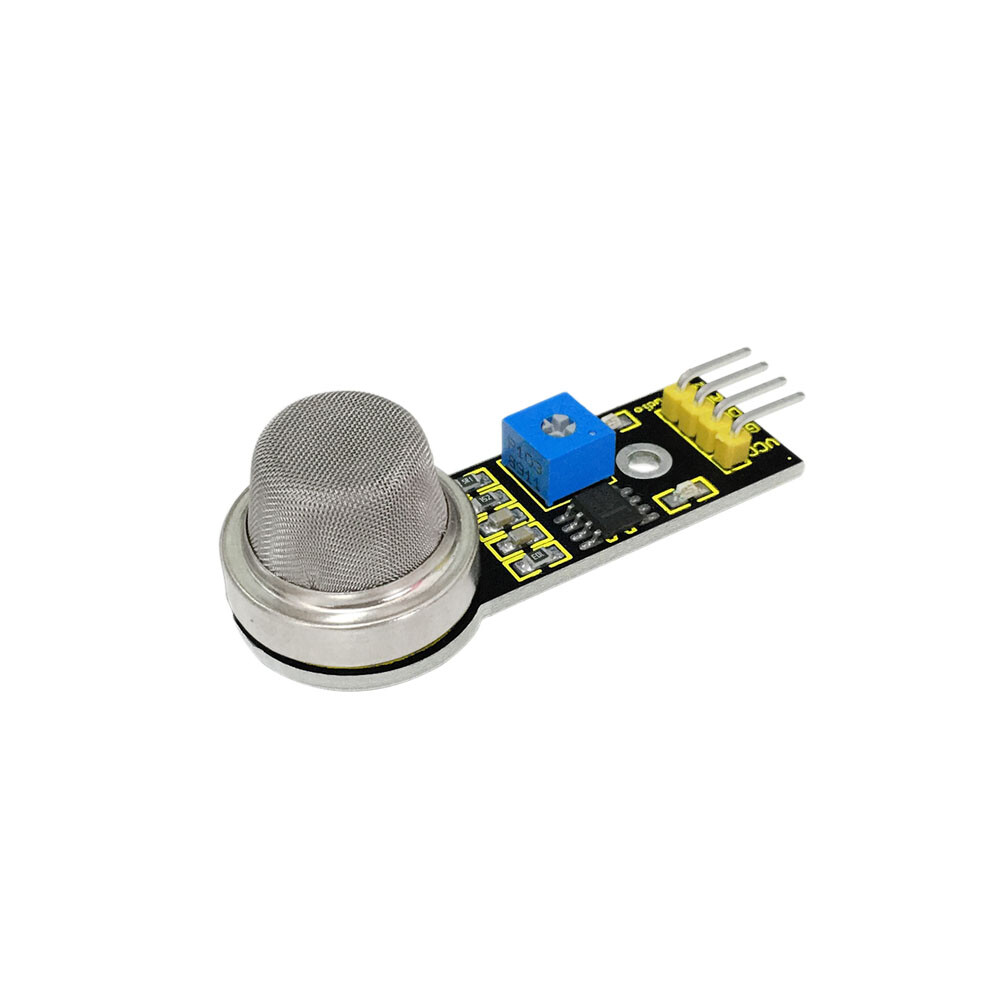 Keyestudio Analog Gas Sensor (MQ-2) til Arduino, detektorer brint og røg