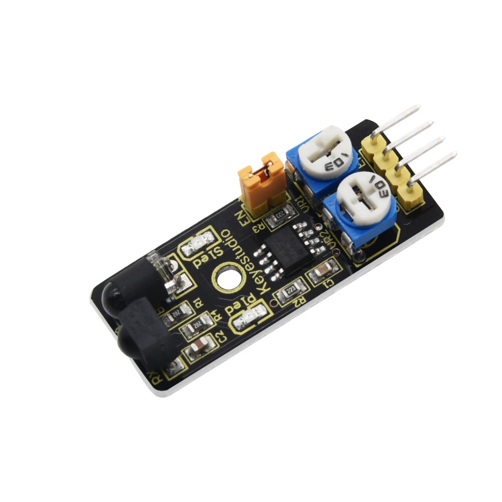 Keyestudio IR Infrarød Sensor Modul kompatibel med Arduino, forhindringssensor til robotbil