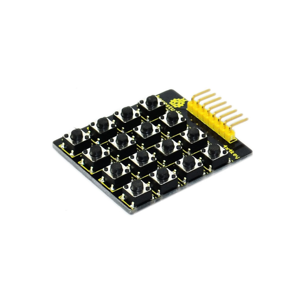 Keyestudio 4x4 Matrix tastatur til Arduino Stor knap, enkeltchip, udvidet membran-tastatur