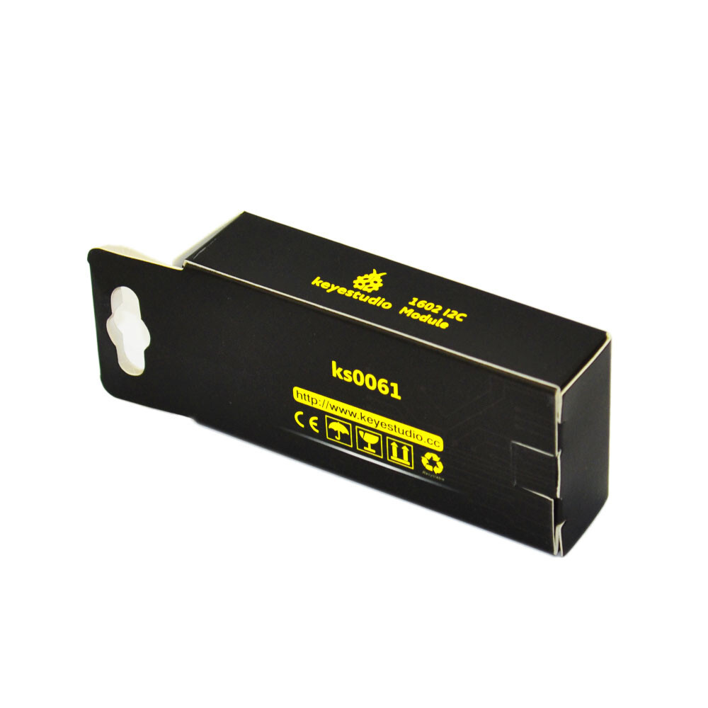 Keyestudio 1602 LCD Display Modul til Arduino UNO R3 MEGA 2560 Hvid i Blå I2C/TWI