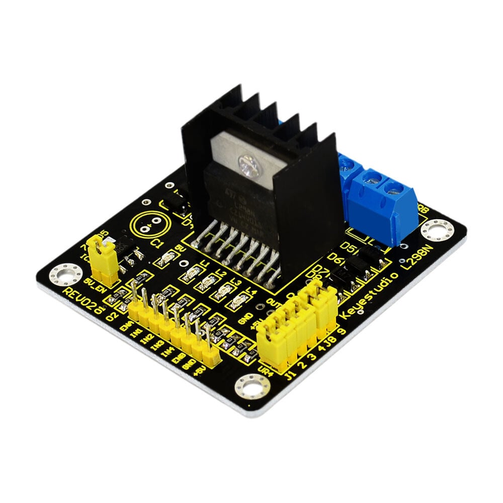 Keyestudio L298N Step-Driver Modul Controller Board Dual H Bridge Shield DC