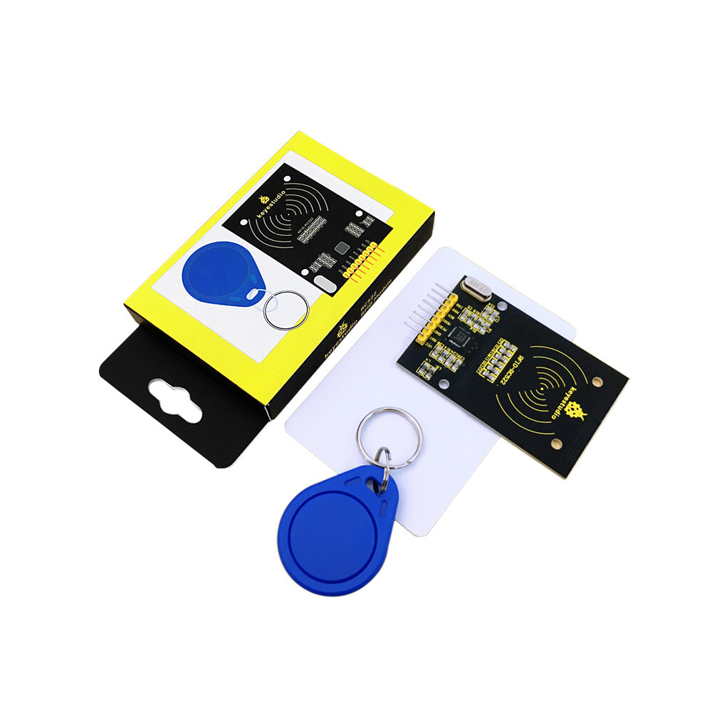 Keyestudio MFRC522 RFID-modul med IC-kort, kompatibelt med Arduino