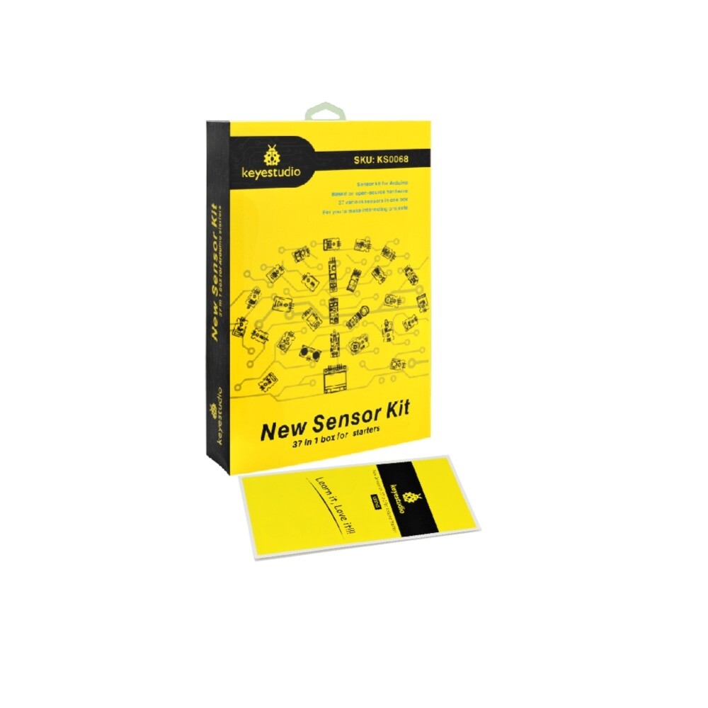 Keyestudio 37-i-1 Sensor Kit til Arduino programmeringsuddannelse, læringslegetøj