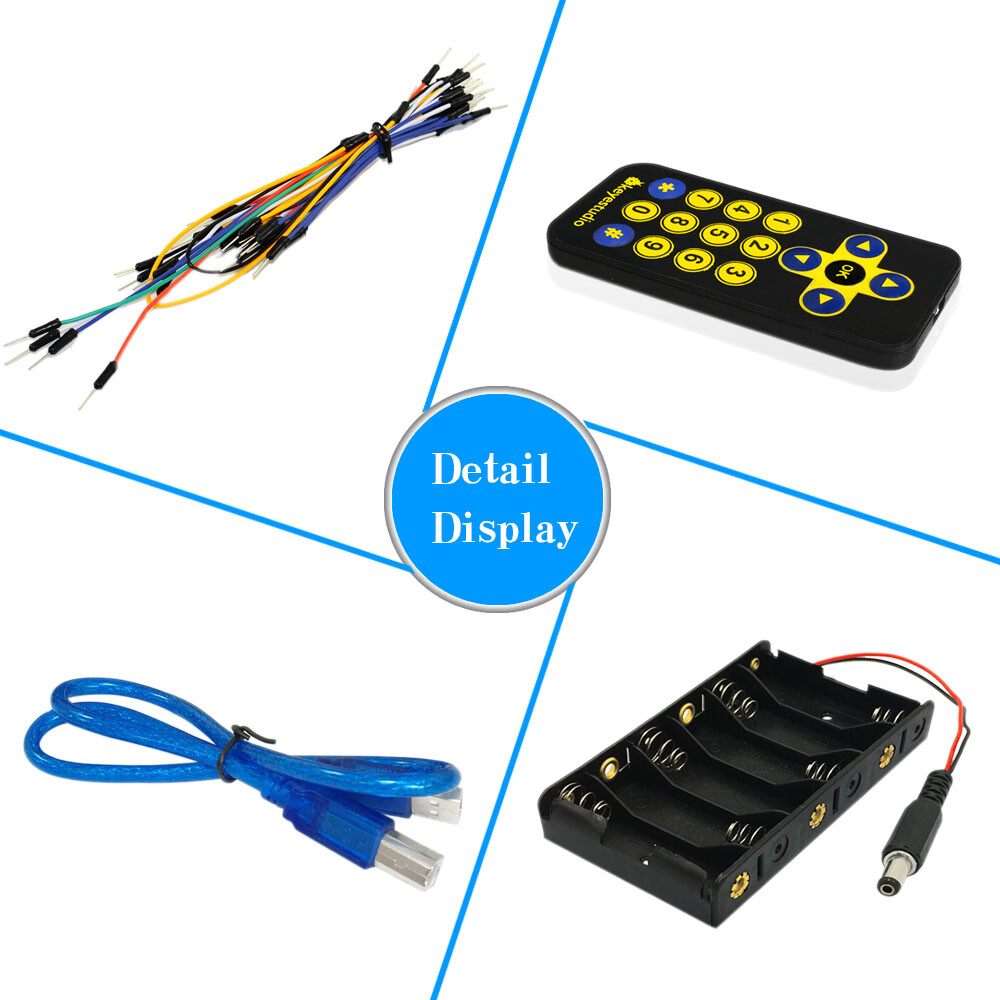 Keyestudio Basic Starter Learning Kit til Arduino Uno R3 Projekter