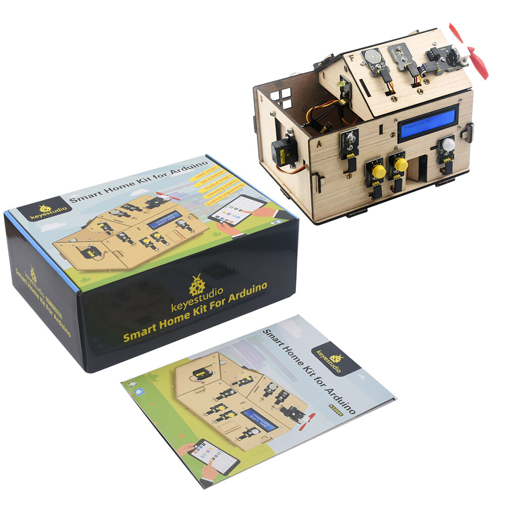 Keyestudio Smart Home Kit med PLUS-kort til Arduino DIY STEM