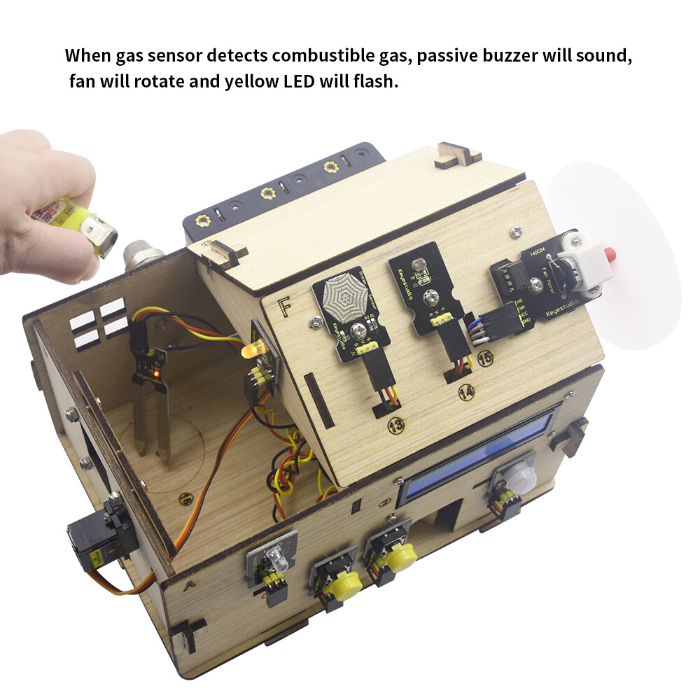 Keyestudio Smart Home Kit med PLUS-kort til Arduino DIY STEM
