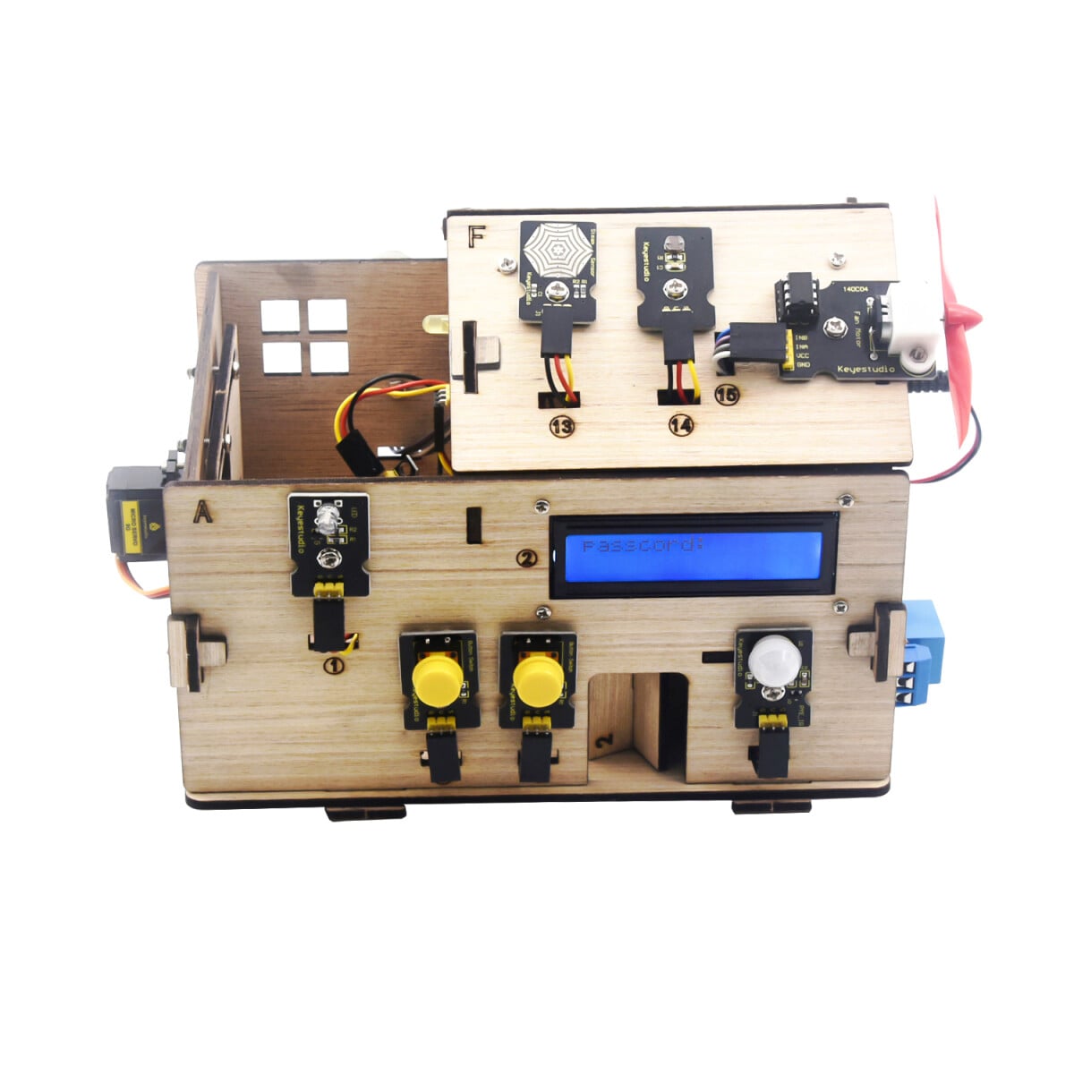 Keyestudio Smart Home Kit med PLUS-kort til Arduino DIY STEM