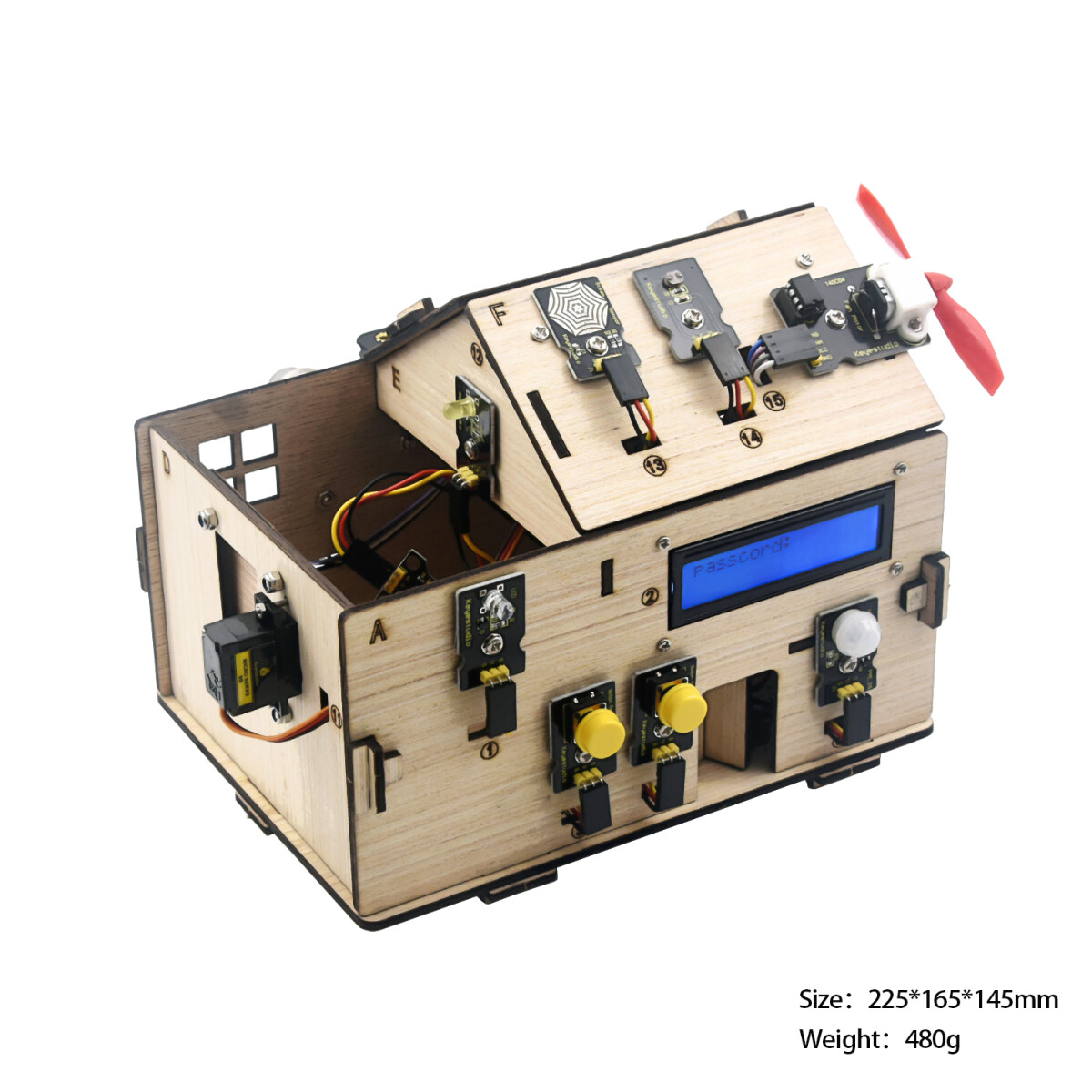Keyestudio Smart Home Kit med PLUS-kort til Arduino DIY STEM