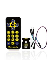 Keyestudio IR-modtagermodul kit til Arduino (Modtager + fjernbetjeningsenhed)