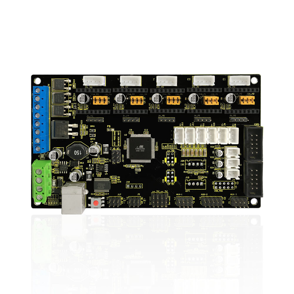Keyestudio MKS Base 3D-printer controller board V1.2 (Remix - RAMPS 1.4 og Mega 2560)
