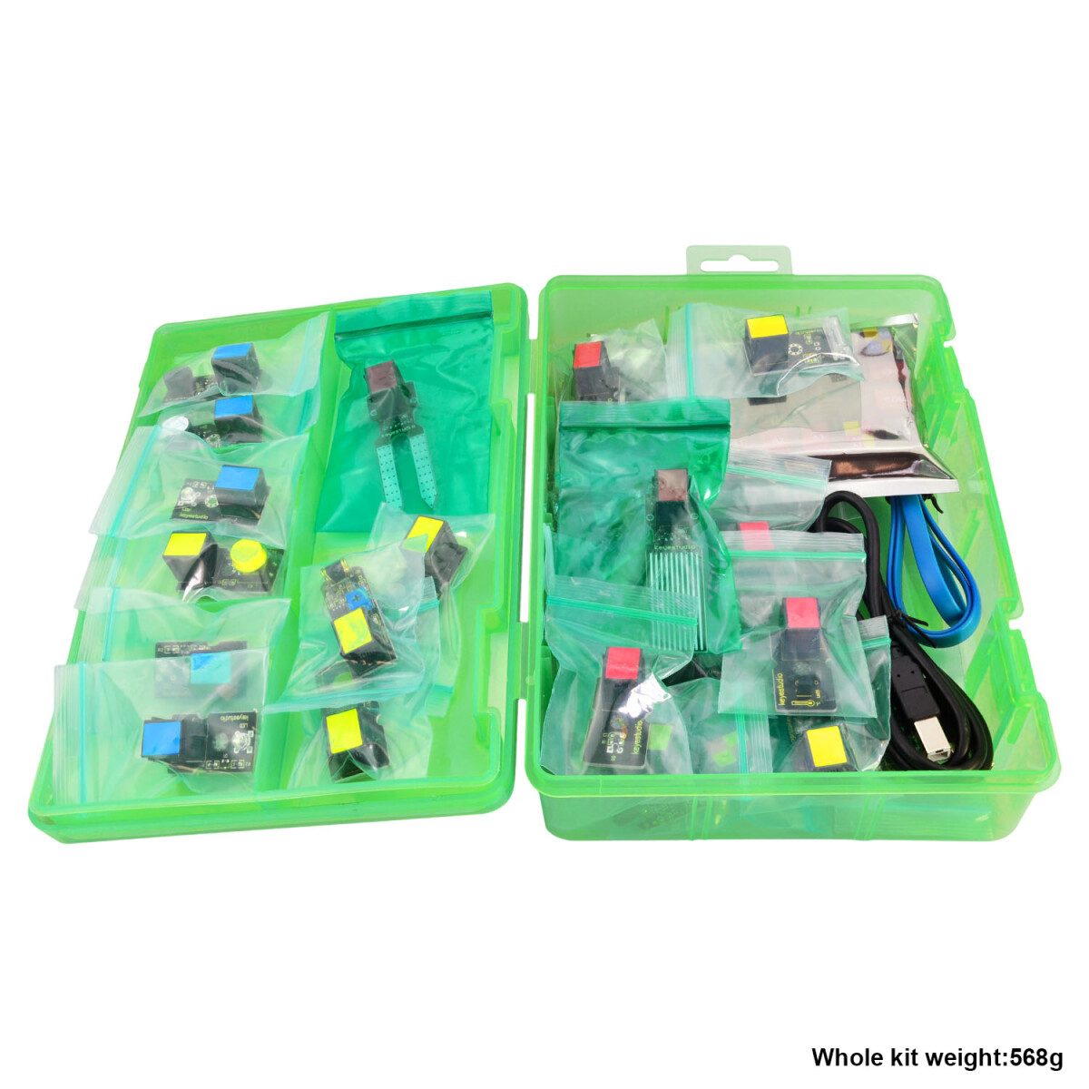 Keyestudio EASY-Plug Starter Learning Kit for Arduino STEAM (21x moduler)