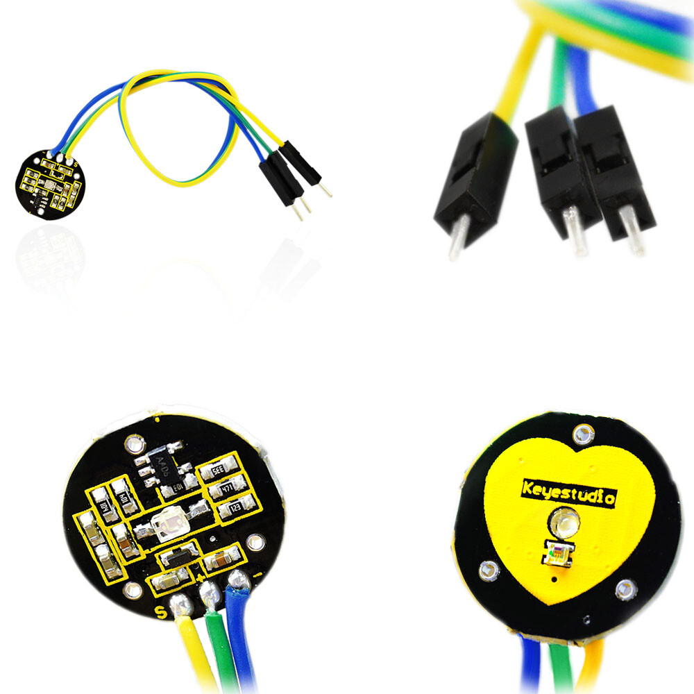 Keyestudio XD-58C Pulssensor Modul kompatibelt med Arduino