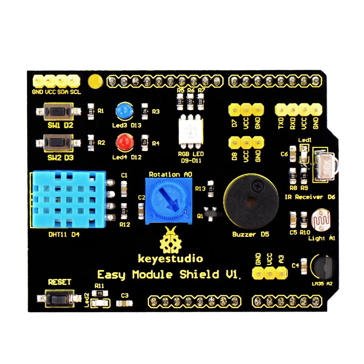 Keyestudio Multipurpose-skærm V1 til Arduino Uno Mega2560