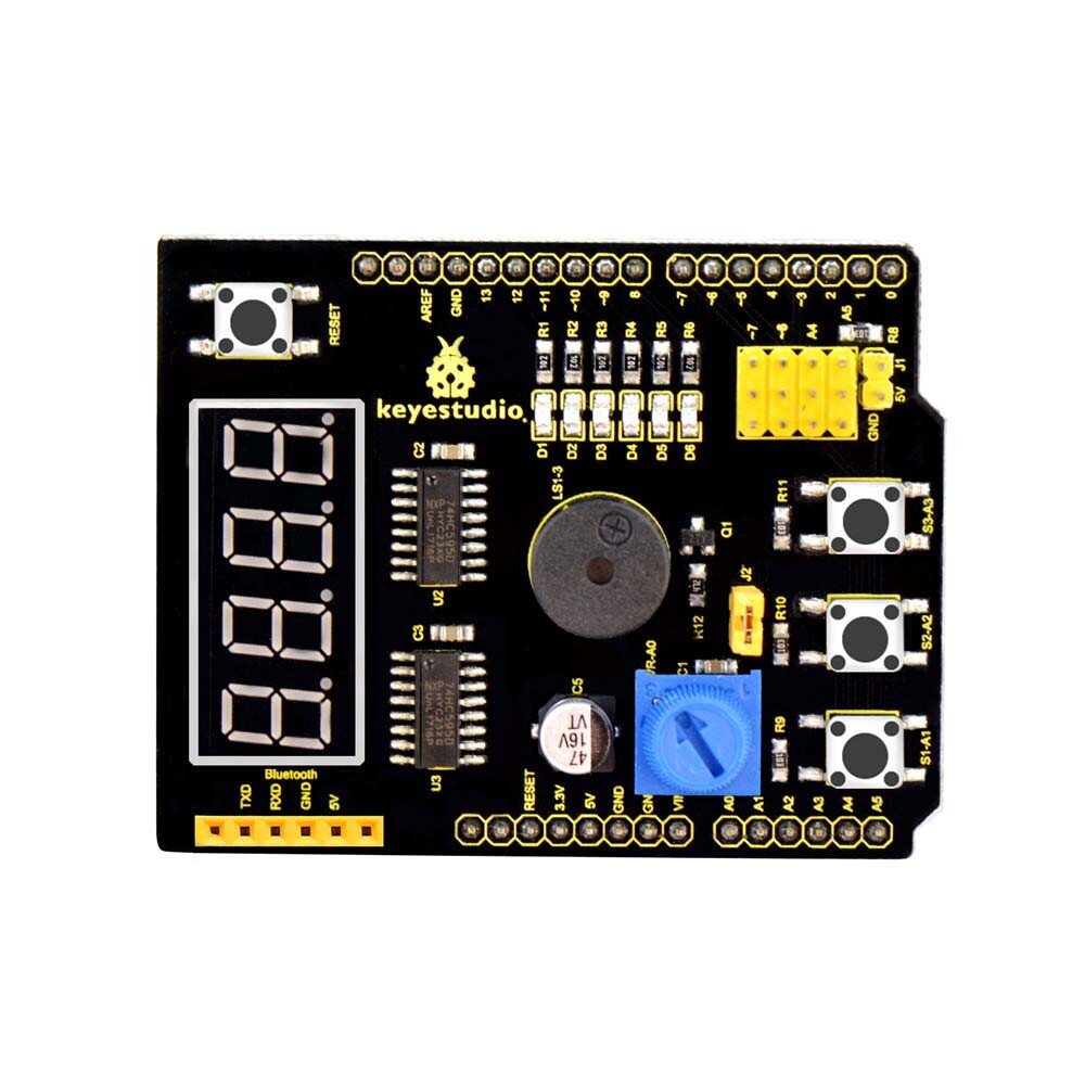 Keyestudio Multipurpose-skærm V2 Kompatibel med Arduino