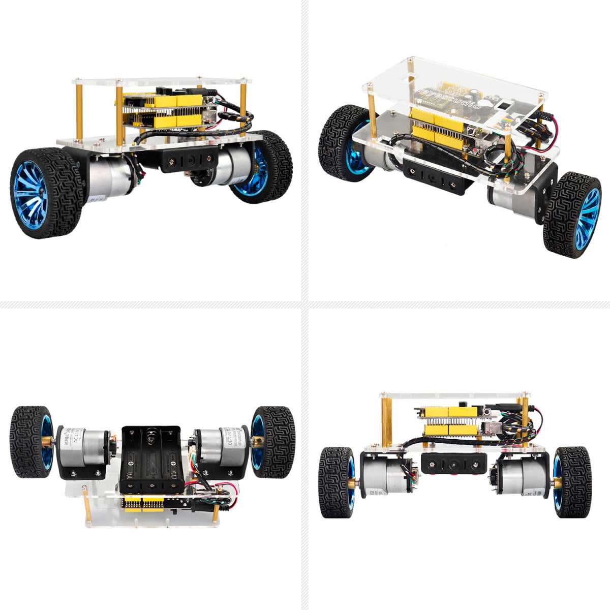 Keyestudio Selvbalancerende bilkittet til Arduino Robot STEM-sæt Legetøj Jul