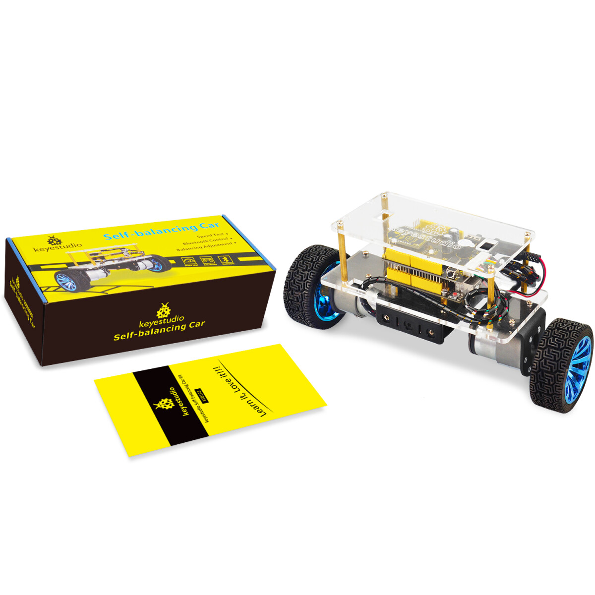 Keyestudio Selvbalancerende bilkittet til Arduino Robot STEM-sæt Legetøj Jul