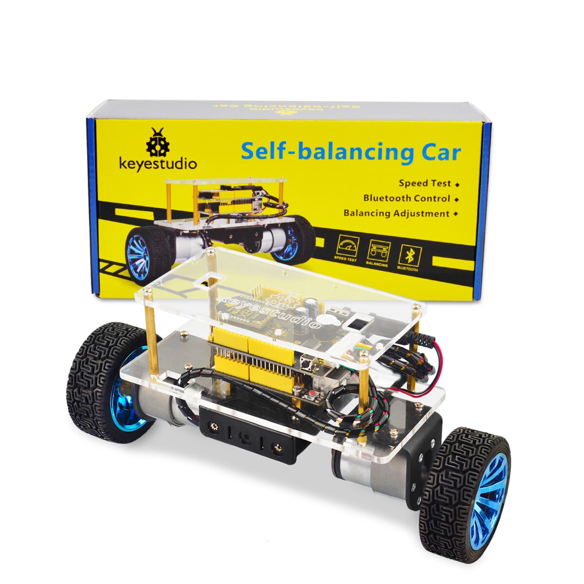 Keyestudio Selvbalancerende bilkittet til Arduino Robot STEM-sæt Legetøj Jul