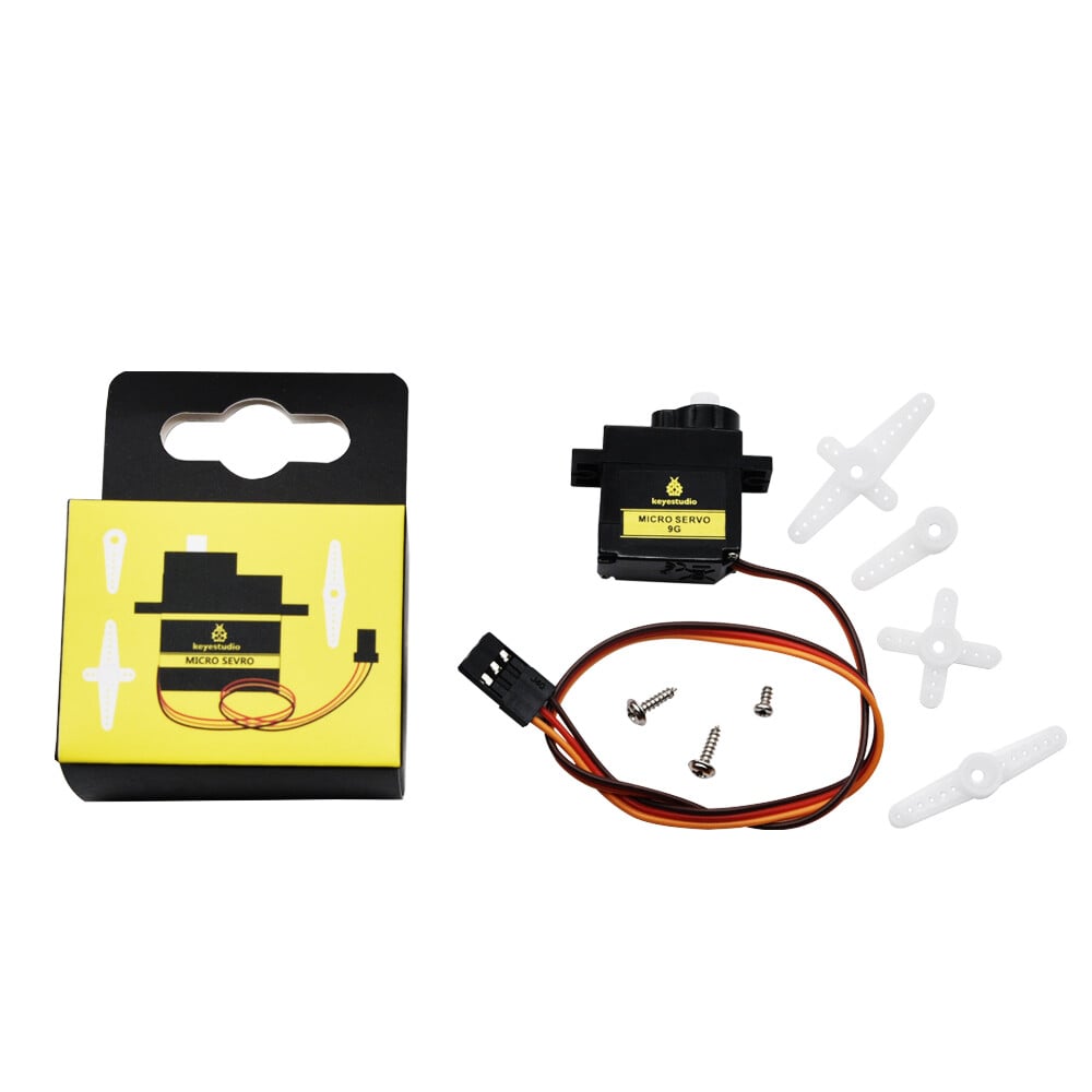 Keyestudio Micro Servo SG90 Kompatibel med Arduino 180 grader