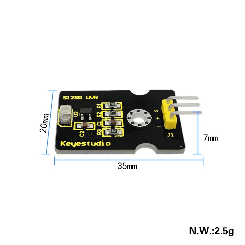 Keyestudio GUVA-S12SD Ultraviolet Sensor Modul kompatibel med Arduino