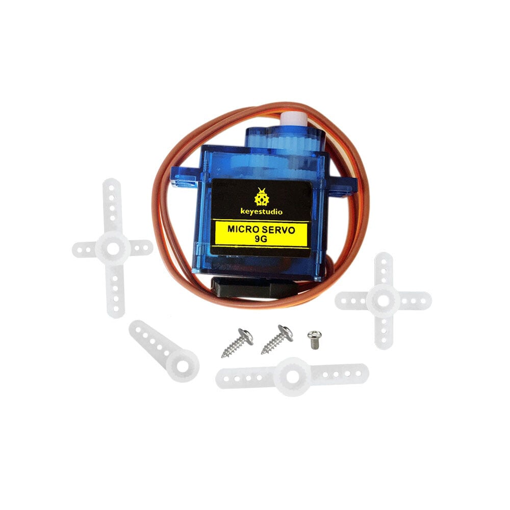 Keyestudio SG90 Servo Motor Blue for Arduino med PH2.54 stik 90 grader