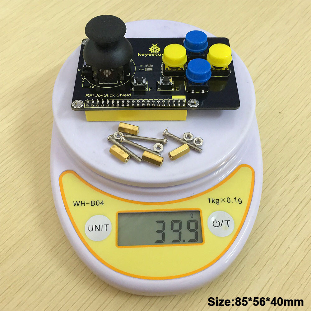 Keyestudio RPI-joystick-skærm til Raspberry Pi, PCF85911-chip 5V