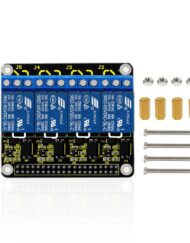 Keyestudio 4CH Relæ-skærm kompatibel med Raspberry Pi, 5V input TTL